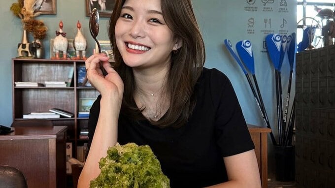 【 蜂谷晏海 】 “まだ暑いからかき氷間に合ってるよね？” 　抹茶かき氷に練乳＆白玉あずきONで「感動！」長男 “ベビバーグ” と父・井戸田潤さんも一緒に登場|TBS NEWS DIG