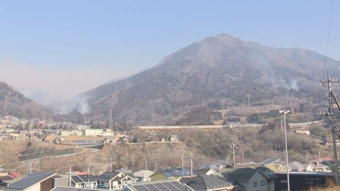 山梨県東部の山林火災は発生から10日目　消火活動続くも大月市で延焼拡大　|　山梨のニュース | ＵＴＹテレビ山梨