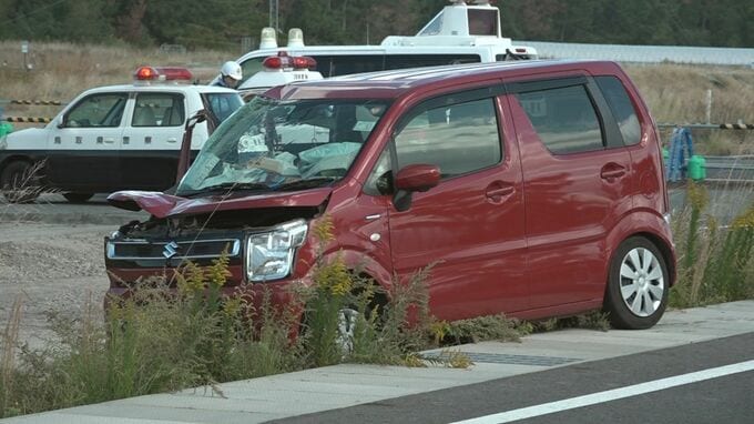 国道9号の信号機のない交差点でトラックと軽乗用車が衝突　男女2人がドクターヘリと救急車で搬送　|　BSSニュース | BSS山陰放送