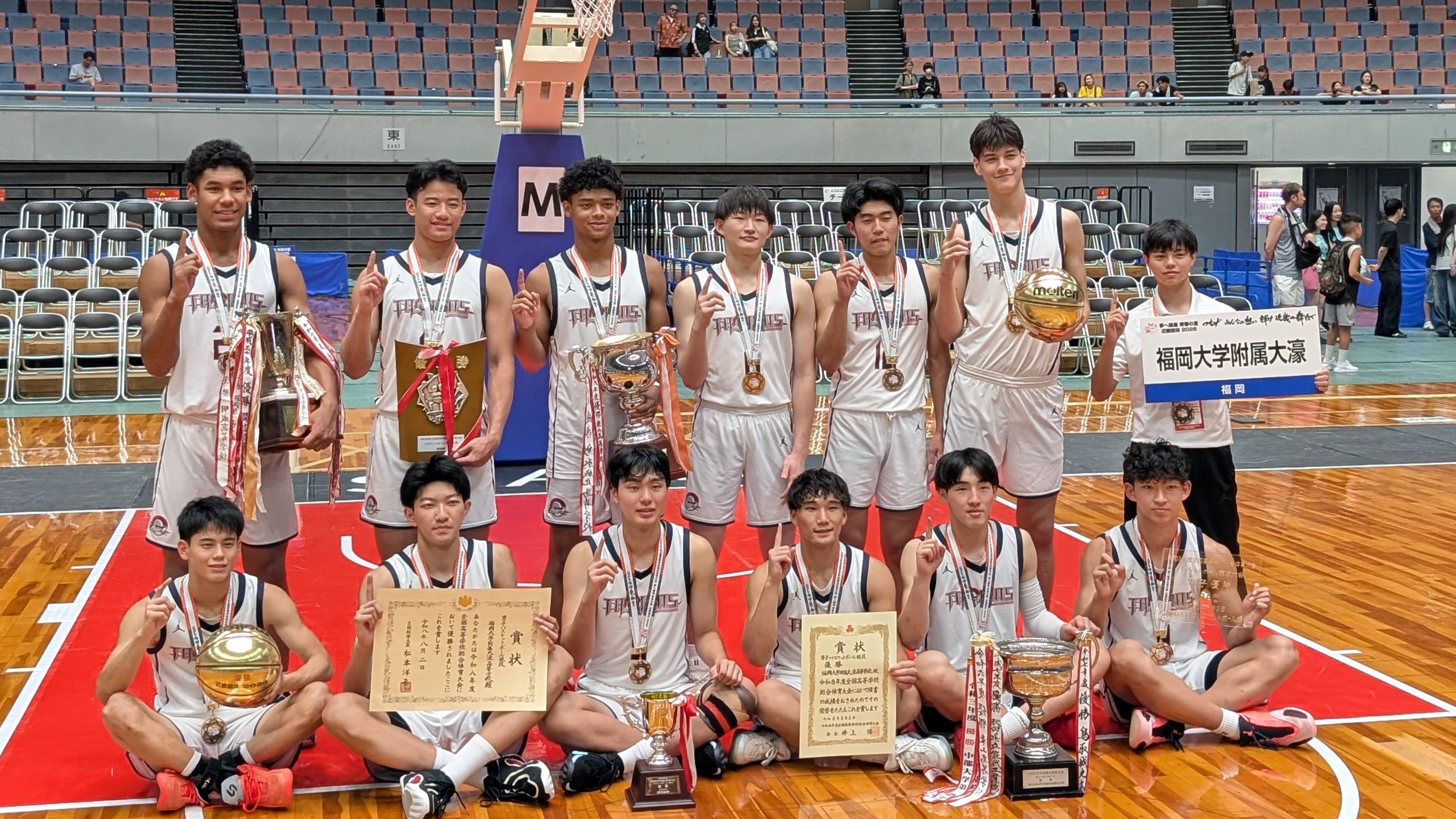高校総体バスケ】福岡大大濠（福岡）が北陸（福井）を圧倒 盤石の強さ