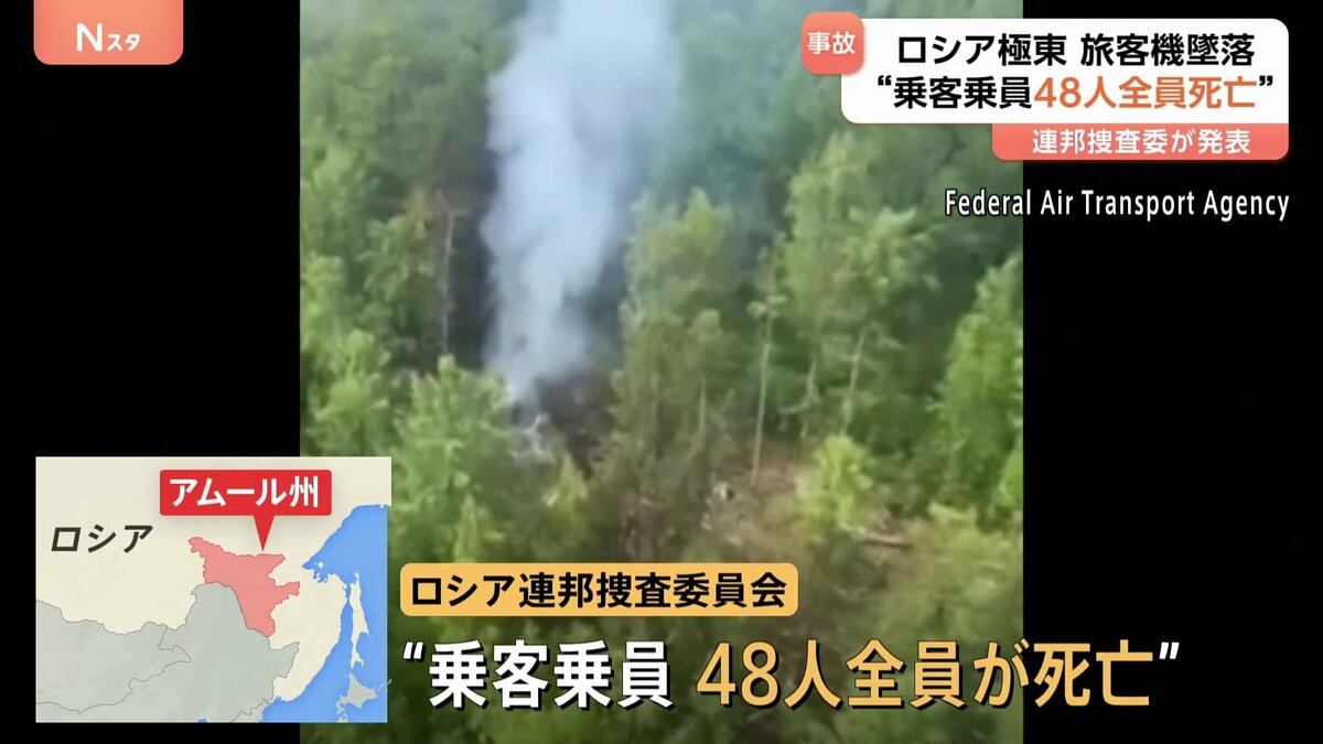 ロシア 旅客機 墜落