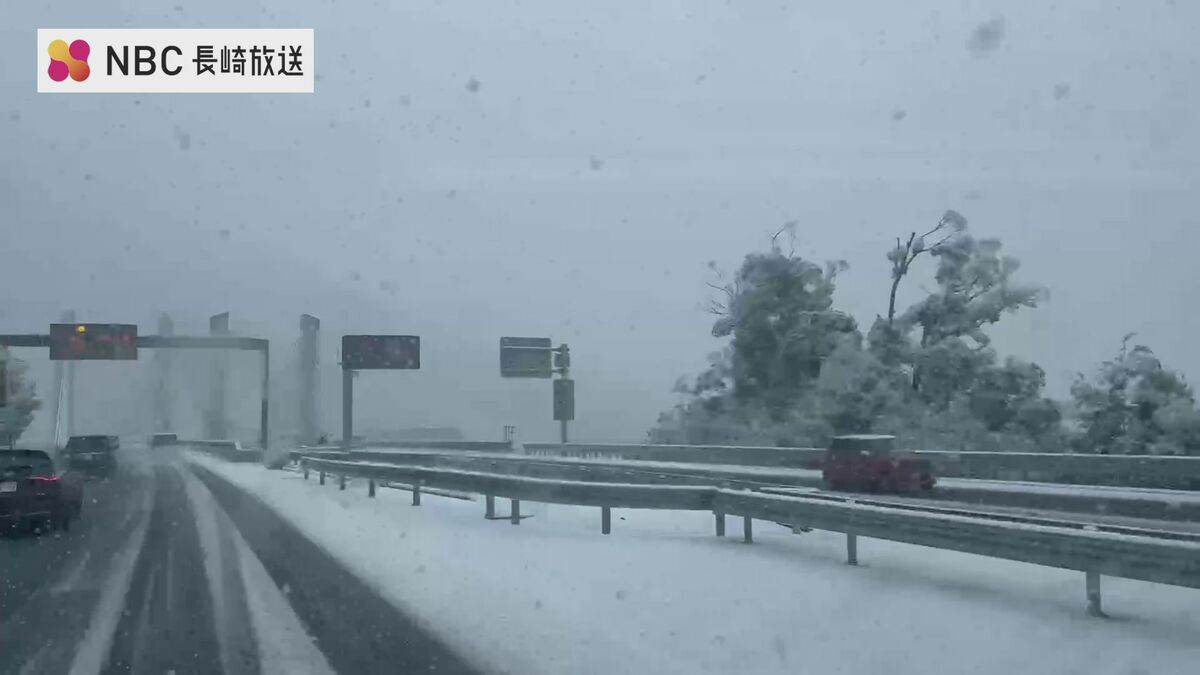 速報】高速・長崎道（長崎～諫早）が雪のため全面通行止め | 長崎の