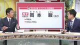 広島カープ　ドラフト３位　岡本駿投手（甲南大学）大学生から投手に…|TBS NEWS DIG