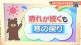 19日(木)は晴れの天気が続くも「寒の戻り」に  愛媛|TBS NEWS DIG