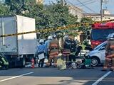 トラックから道路に“燃料”流出 消防の特殊災害車が出動 | 愛媛のニュース - Nスタえひめ|あいテレビは6チャンネル