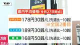 4週ぶりの値下がり　県内レギュラーガソリン平均小売価格178円30銭　全国2番目の高さ（山形）　|　山形のニュース│TUYテレビユー山形
