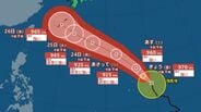 【台風情報】台風18号（ソウデル）23日（日）には “非常に強い” 925hPa、最大瞬間風速70m/sまで発達へ　小笠原・沖縄方面へ進む見込み【雨と風のシミュレーション】　|　富山のニュース｜天気・防災｜チューリップテレビ