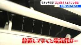 年間2500円の節約効果 猛暑を共に過ごした『エアコン』のフィルタークリーニングと内部乾燥で冬も快適に|TBS NEWS DIG