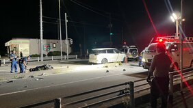 ワンボックスカーが原付バイクに追突、7台が絡む事故に 原付バイクの男性(73)死亡 3人けが ワンボックスカー運転の男(26)を過失運転傷害の疑いで現行犯逮捕 埼玉・川越市|TBS NEWS DIG