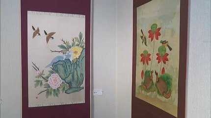 庶民の暮らしを描いた韓国民画展 日韓国交正常化60周年 友好関係を築く