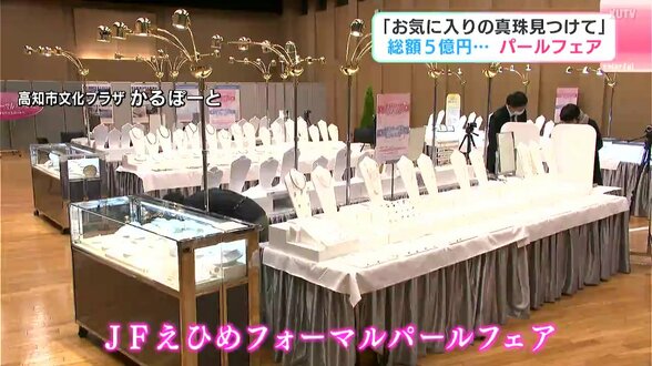 「お気に入りの真珠見つけて」総額５億円…パールフェア　高知市文化プラザかるぽーと　|　高知のニュース・天気｜KUTV NEWS | KUTVテレビ高知