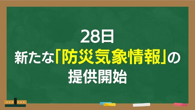 【解説】「全員避難は何色？」5月28日から注意報・警報が変わる！大雨や洪水時に“逃げ遅れ”を防ぐ…色分けとレベルの仕組み|TBS NEWS DIG