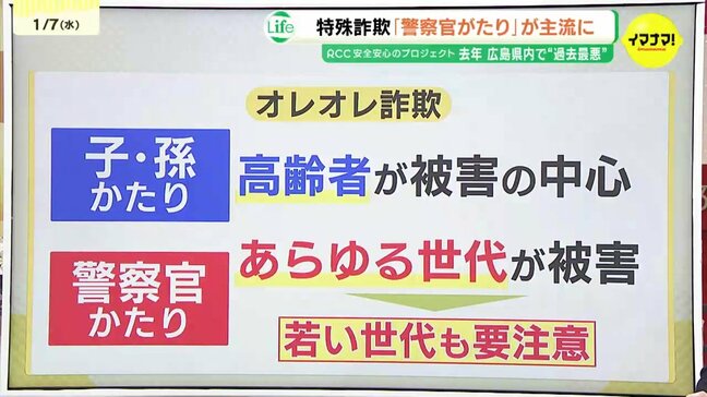 特殊詐欺の被害が過去最悪 猛威ふるう「警察官騙り詐欺」犯人の手口は? どう対処すればいいの? 広島県警「減らそう犯罪情報官」に聞いてみた|TBS NEWS DIG