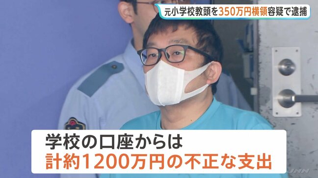 小学校教頭が教材費など350万円を横領か 去年5月に懲戒免職 業務上横領の疑いで逮捕 口座から総額約1200万円の不正支出 千葉・市川市の公立小|TBS NEWS DIG