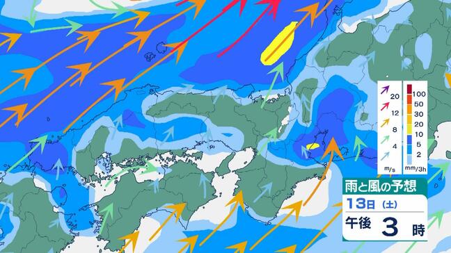 【落雷や突風に注意】近畿地方は１３日夜にかけて大気の状態不安定　浸水・増水に要警戒　雷雲が発達し竜巻などの激しい突風のおそれも|TBS NEWS DIG