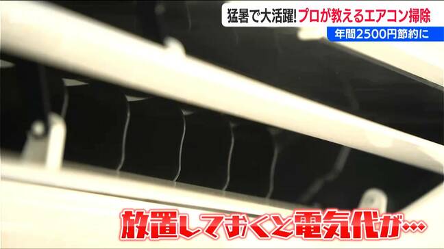 年間2500円の節約効果 猛暑を共に過ごした『エアコン』のフィルタークリーニングと内部乾燥で冬も快適に|TBS NEWS DIG