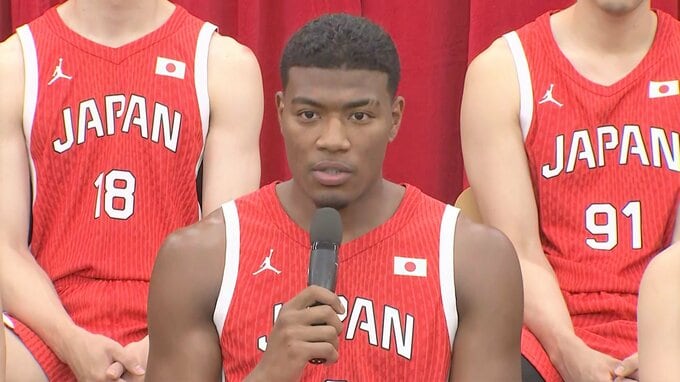 八村塁「プレーすることができることをすごい楽しみ」　渡邊雄太は“歴代最強に”「しっかり結果を残した上で」代表会見|TBS NEWS DIG