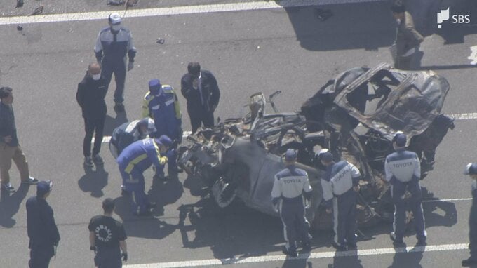 スマホを見ながら時速約82キロで走行か 新名神高速で袋井市の一家5人含む6人が死亡した事故 検察は最初に追突事故を起こした大型トラックの運転手を過失運転致死の罪で起訴　|　静岡のニュース | SBSNEWS | 静岡放送