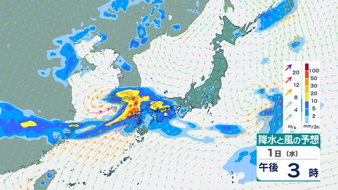 【今後の雨は？】大気の状態不安定…7月2日にかけて西日本～東日本広い範囲で大雨のおそれ　今後の雨風シミュレーションは？【気象庁30日発表】|TBS NEWS DIG