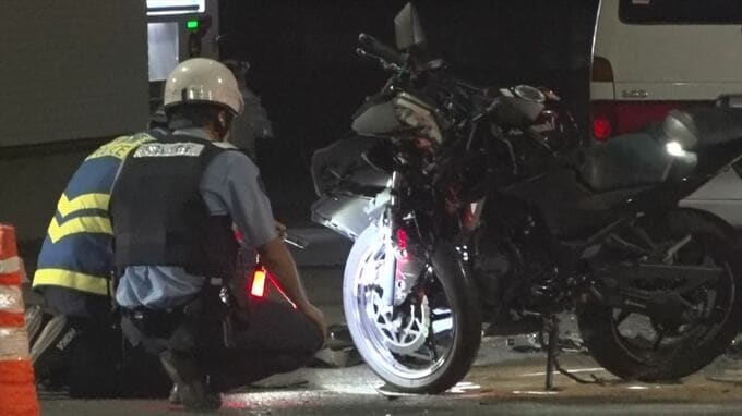 「ドーンというものすごい音がした」車と衝突　オートバイの35歳男性が意識不明の重体　|　山梨のニュース | ＵＴＹテレビ山梨