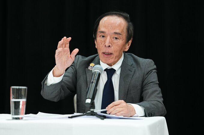 植田日銀総裁、中東情勢踏まえた政策判断「難しい」ー方向性は示さず