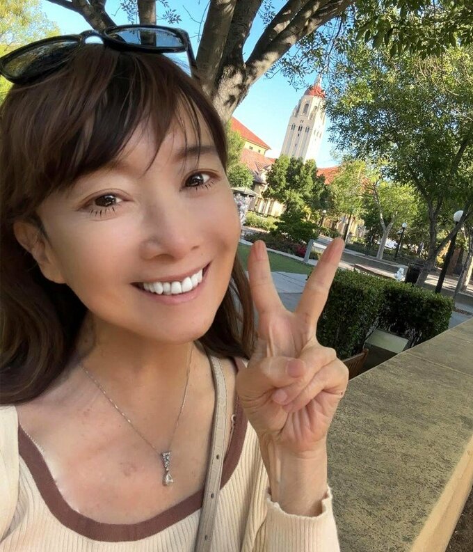 【 アグネス・チャン 】　母校スタンフォード大学を訪問 「いまだにとっても身近に感じる場所」 飾らない笑顔にファン反響|TBS NEWS DIG