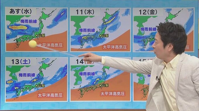 10日は梅雨空が続き　蒸し暑さもアップ　夕方から雨の所も　気象予報士が解説|TBS NEWS DIG