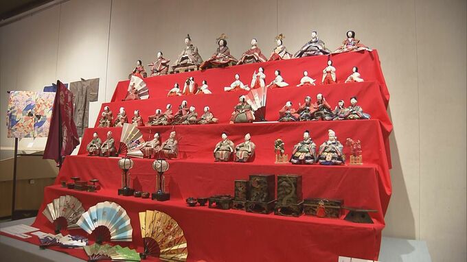 江戸時代のものも…須賀川市立博物館で「雛人形展」人形や小物400点展示　福島|TBS NEWS DIG