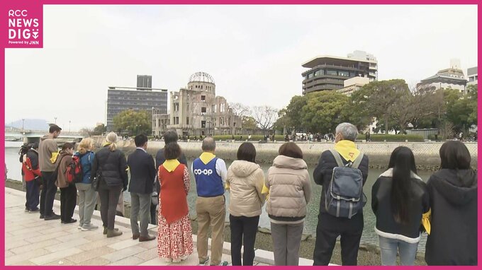 「広島に避難する決断をして 今がんばってここにいる」 東日本大震災から14年　広島市でも祈り捧げ　東北地方などから避難してきた被災者も参加|TBS NEWS DIG