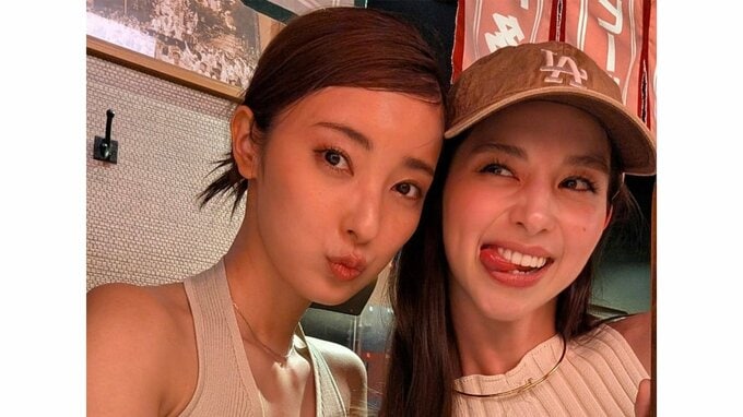 【 中条あやみ 】 「ハイカロリー共犯者」と仲良し2ショット　ユニークな「食べ過ぎ自己満写真」を一挙公開|TBS NEWS DIG