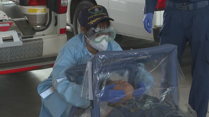 「搬送時に円滑にコミュニケーションを取れたら」看護師が救急隊員の仕事を体験 　山口県下松市|TBS NEWS DIG