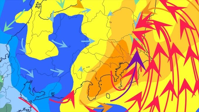 【関東甲信】31日夕方～11月1日はじめにかけ大気の状態非常に不安定　雷を伴った激しい雨や非常に激しい雨の降る所が【3連休は？　雨と風のシミュレーション】|TBS NEWS DIG