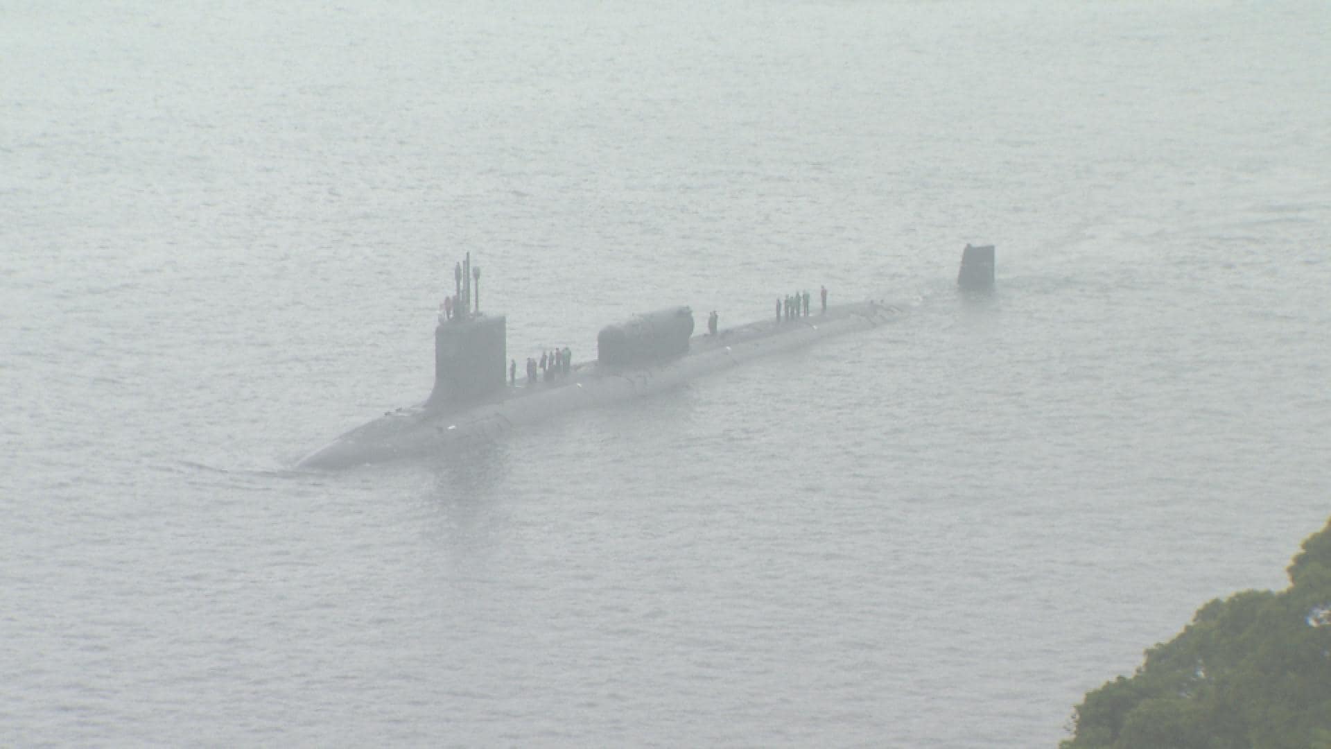 原子力潜水艦「ミシシッピ」佐世保に入港 目的は「休養と補給」 | 長崎