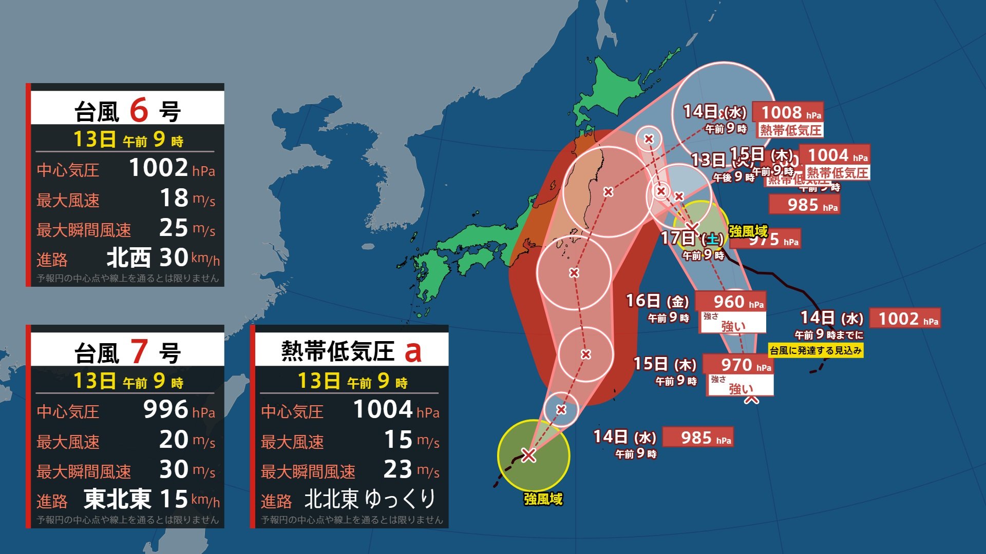 トリプル台風発生か】台風7号発生 台風8号の卵も…週末に強い勢力で関東