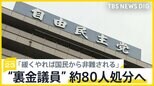 自民　裏金に関わった議員約80人処分する方向で調整も… 一番重い「除名」には慎重な意見「安倍派や二階派から反発食らう」【news23】|TBS NEWS DIG