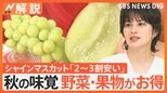 「シャインマスカットは黄色が甘い」秋の味覚の美味しい食べ方 今秋は野菜・果物がお得【Nスタ解説】|TBS NEWS DIG