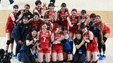 眞鍋ジャパンのパリ五輪出場が決定!日本バレーボール協会が発表、2試合残し6大会連続切符に眞鍋監督「ホッとしています」|TBS NEWS DIG