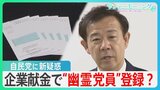 企業献金が党費に?自民党に実態のない“幽霊党員”が…「政治とカネ」問題で新疑惑【サンデーモーニング】|TBS NEWS DIG