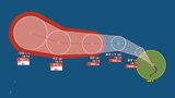 【トリプル台風発生中】最大瞬間風速55m/s予想「台風29号(コグマ)」今後の進路・日本への影響は?16日にかけての雨風シミュレーション【気象庁台風情報5日16時15分発表】|TBS NEWS DIG
