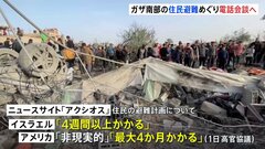 ガザ南部ラファの住民避難 イスラエル「4週間以上かかる」 アメリカが反論「非現実的」「4か月以上かかる」| TBS CROSS DIG with Bloomberg