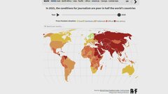 報道の自由度ランキング　日本66位　アメリカ57位| TBS CROSS DIG with Bloomberg