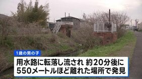 用水路に1歳男児が転落　意識不明の重体　千葉・流山市|TBS NEWS DIG