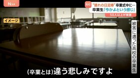 卒業式の間に…卒業生の財布から現金盗まれる 50人以上が被害に 高校生活最後、ハレの日の犯行…「最悪です、今かよって」 栃木・宇都宮市の県立高校|TBS NEWS DIG