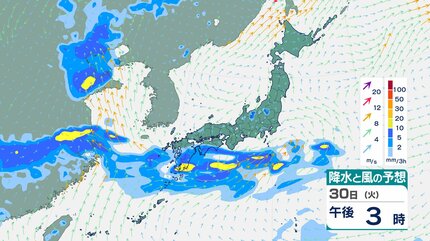 鹿児島・十島村で200.5mm観測 梅雨前線が九州南部付近に停滞見込み