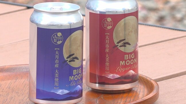 市内の耕作放棄地で有機栽培した大麦と県産ホップ 「ビッグムーンビール」発表会 山梨・大月市|TBS NEWS DIG