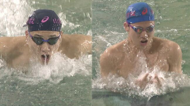 水泳強豪校に2人のエース 世界を目指すモチベーションは互いの存在 山梨学院高校|TBS NEWS DIG