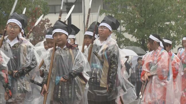 会津まつり最終日 小学生が武者姿に「童子行列」・鼓笛隊パレードも 福島|TBS NEWS DIG