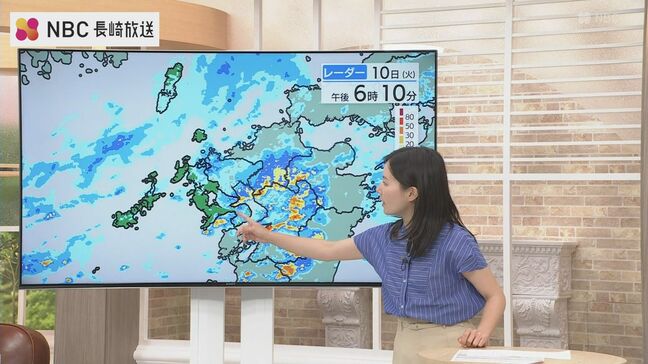 長崎県内で警報級の大雨の恐れなくなる　11日昼前まで土砂災害などに注意（10日午後6時現在）|TBS NEWS DIG