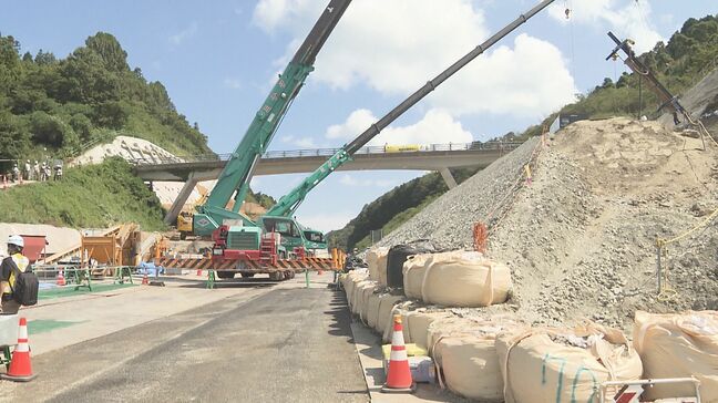 東九州自動車道　臼杵～津久見間の通行止めは10月末に解除へ　大分|TBS NEWS DIG