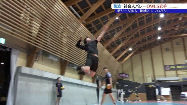 「勝利を地域の力に」11月から始まるバレーボールの新リーグ、V.LEAGUEに参入するOWLS岩手 リンゴ収穫などのボランティア活動も 紫波町|TBS NEWS DIG